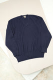 90's NEIMAN MARCUS - Scotch cashmere chunky V-neck knit sweater