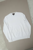 90-00's US label - cashmere crew neck knit sweater in pale blue