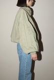 80's European label - cotton wide balance flight jacket