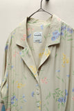 90's-00's European label - viscose flower pattern dress