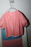 00s MIU MIU - double collar s/s jacket with balloon sleeve detail