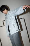 2000s SAMSONITE by Neil Barrett -poly/ramie zip-up jacket with ventilation detail