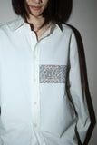 90-00's Calvin Klein Jeans - graphic printed dress shirt