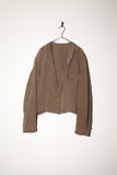 80's European label - rayon cropped jacket