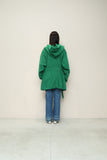 80-90's RAMOSPORT- hooded spring coat in kelly green