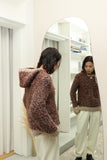 Unknown, hand knit - chunky knit hoodie
