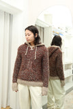 Unknown, hand knit - chunky knit hoodie