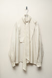80's ESCADA - silk bow-tie blouse