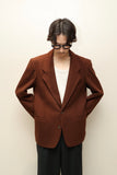 80's Italian label - wool 2B jacket