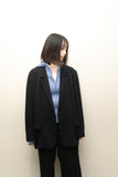 c90's KRIZIA - wool 2B jacket