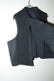 1993's EMPORIO ARMANI - fencing-motif deformed vest