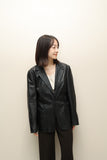 c90's Max Mara - leather 1B jacket