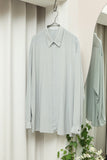 80's MESSORI - silk minimal dress shirt