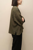 c90's French label - flat pattern wide balance jacket