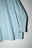 80-90's cotton stripe shirt