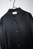 c90's silk satin minimal shirt