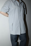 00's European label - cotton/nylon utility shirt