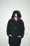 80s MOMENTO DUE (MARITHÉ + FRANCOIS GIRBAUD by Allegri) - wool gimmicj hooded jacket