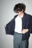 90-00's Italian label - silk/linen blouson