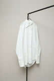 90's-00's European label - pleated front dress shirt