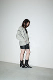 c80s Scandinavian  label -  constructive collarless  jacket
