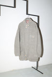 80-90's wool middle length jacket with flap pockets