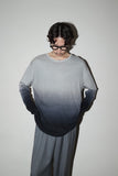 00's gradation ribbed knit top