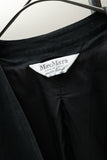 80s Max Mara - linen dolman sleeve short length collarless jacket