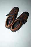 c2000's PRADA - leather lace-up sneakers