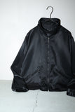 c90s agnes b - cotton/rayon satin drizzler jacket