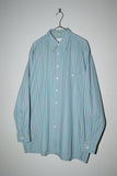 80-90's cotton stripe shirt