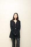 2000s GENNY - I line waist shaped jacket