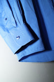 c90’s KENZO -  cotton dress shirt in blue