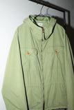 80’s C.P.COMPANY - cotton poplin military detail folded jacket in pistachio