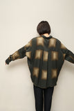 2010-2020's European label - abstract patterned, wide silhouette rayon blouse