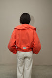 80's European label - french military essence cropped jacket