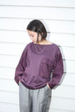 80's European label - cotton cut&sewn with pocket & tape