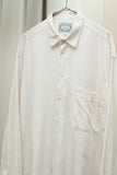80's-90's Italian label - cotton/viscose stripe shirt