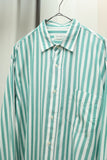 80-90's UNITED COLORS OF BENETTON - cotton stripe shirt