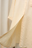 90-00's Betty Barclay - linen front open shirt dress