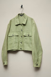 00's European label - ramie tracker type jacket