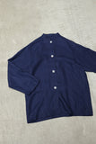 80's MARELLA - linen stand collar jacket