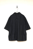 80-90's European label - viscose/linen cropped shirt jacket