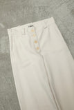 00's?? Chloé - cotton no tuck flare pants