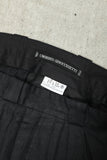 80's UMBERTO GINOCCHIETTI - linen 3-tuck trousers