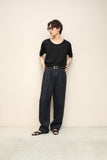 80's Giorgio Armani - linen 2-tuck trousers