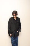 90's-00's GIANFRANCO FERRE STUDIO - silk/linen coverall  jacket