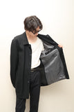 80's Benvenuto - cupro/linen coverall type spring jacket