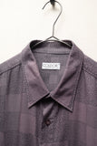 c90's Swiss label - viscose abstract patterned shirt