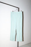 80's European label - viscose 2-tuck trousers in mint green